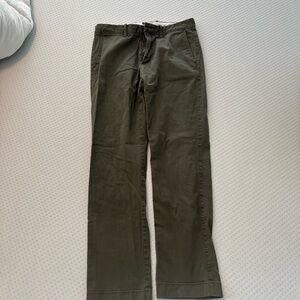 J. Crew Olive Chino Pants - Men’s 30x32